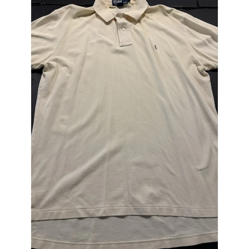 Vintage Polo by Ralph Lauren Classic Fit Cotton Polo Shirt Green